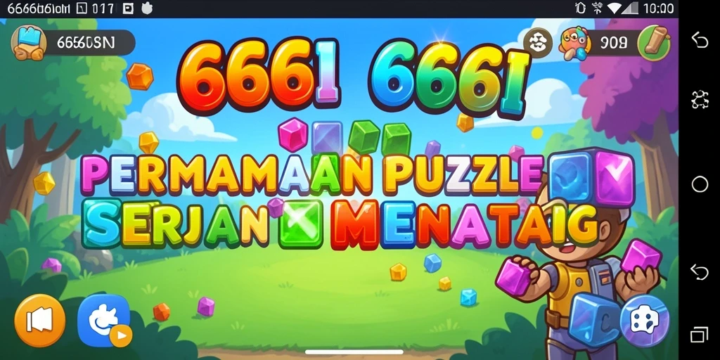 Tampilan gameplay menarik dari 666I dengan berbagai teka-teki.
