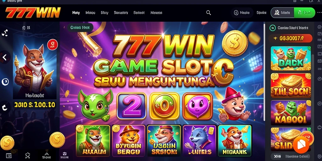 Tampilan gameplay Slot yang menarik di 777WIN.