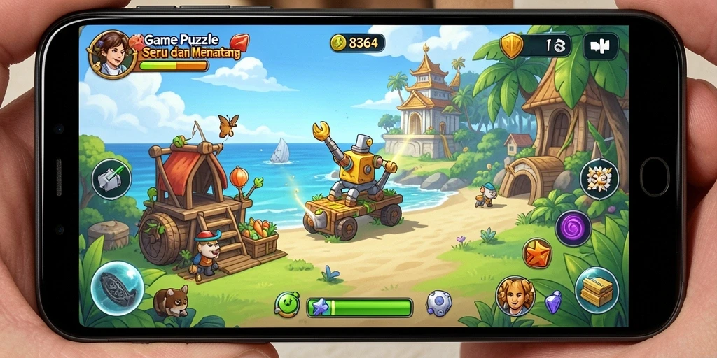 Gameplay menantang dari 8364 dengan teka-teki seru.