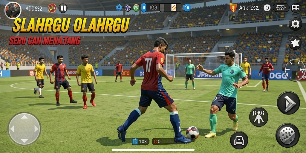 Tampilan gameplay mendebarkan dalam <strong>ADG62</strong> yang menampilkan permainan olahraga seru.