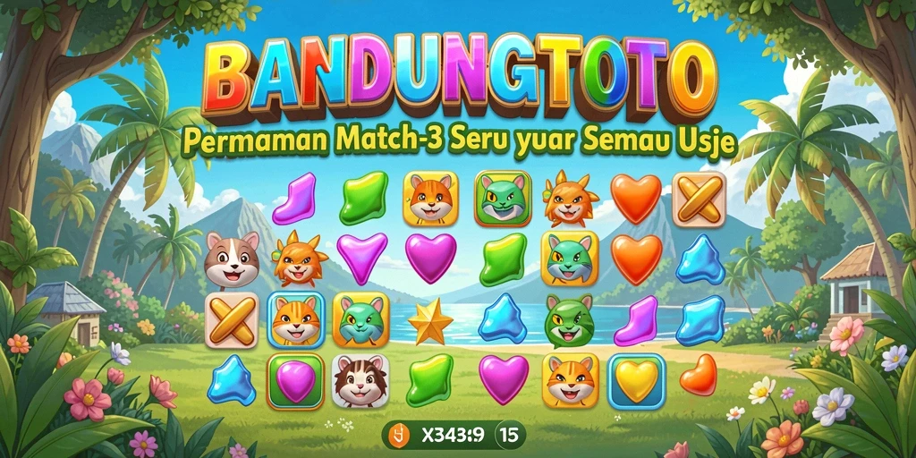 Tampilan gameplay <strong>BANDUNGTOTO</strong> yang penuh warna dan menantang.