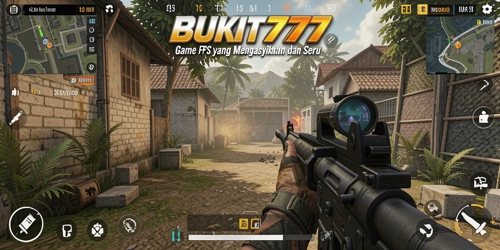 Tampilan seru pertempuran intens BUKIT777 dengan gameplay yang menarik.