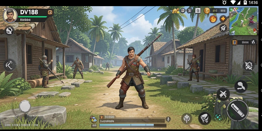 Tangkapan layar utama DV188 menampilkan pengalaman gameplay simulasi yang mendebarkan.