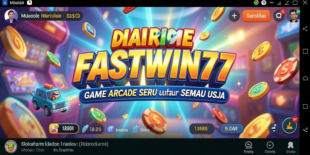 Screenshot dari gameplay seru FASTWIN77 yang menampilkan aksi arcade.