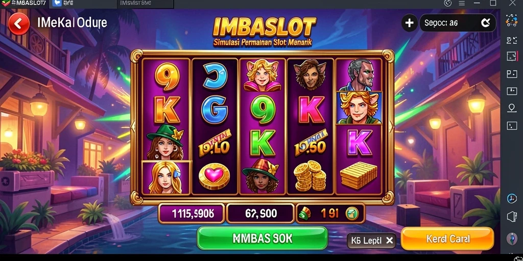 Screenshot gameplay menampilkan mesin slot yang menarik dan interaktif.