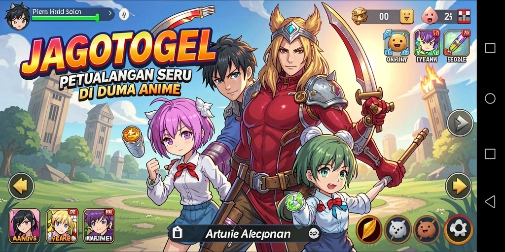 Screenshot gameplay <strong>JAGOTOGEL</strong> menunjukkan karakter unik dalam aksi.