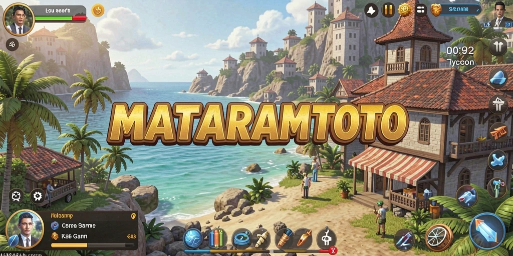Tampilan gameplay seru MATARAMTOTO sambil membangun bisnis.