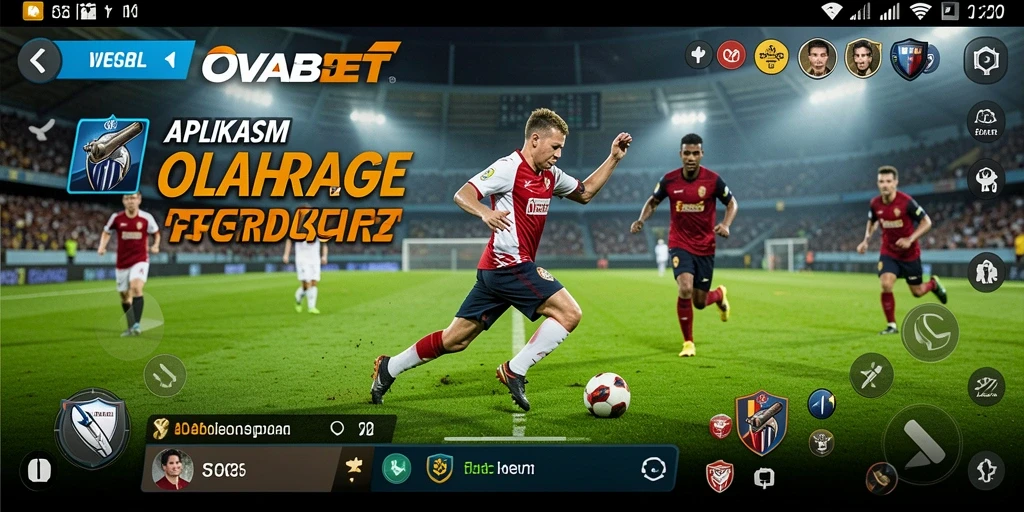 Screenshot utama OVABET menampilkan gameplay yang intens dan seru.