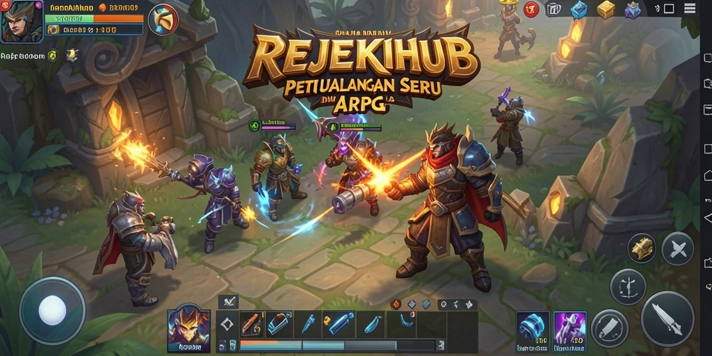 Tampilan gameplay seru dalam dunia ARPG yang menarik.