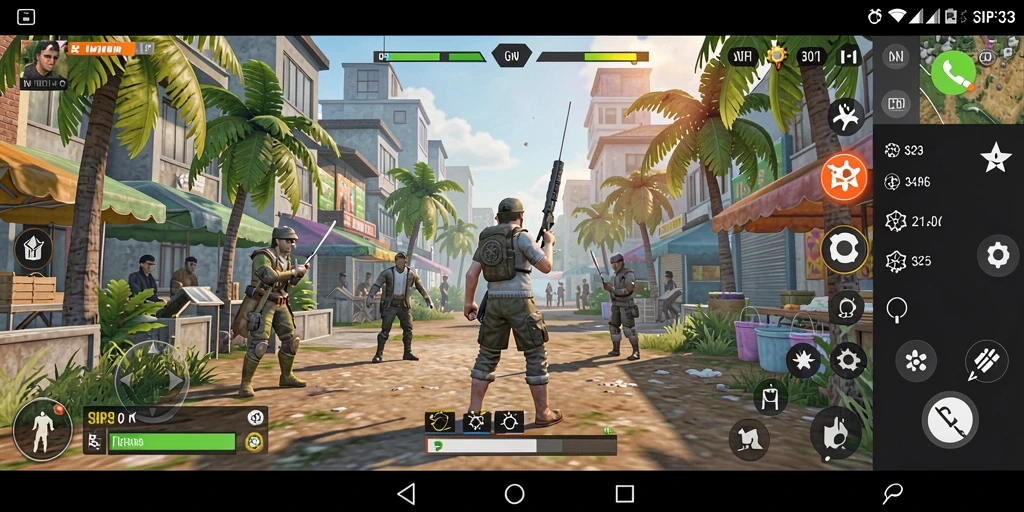 Tampilan utama gameplay SIP33 yang menakjubkan