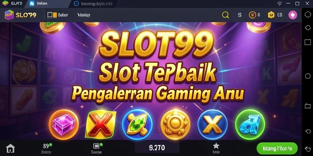 Tampilan gameplay mengesankan dari SLOT99 yang penuh warna.
