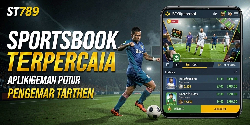 Screenshot ST789 menampilkan fitur taruhan olahraga yang menarik.