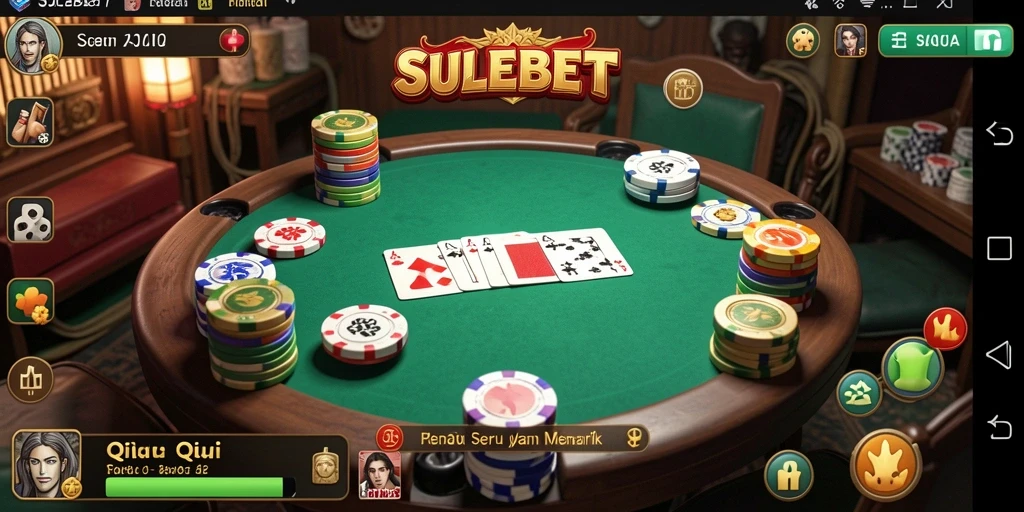 Tampilan gameplay QiuQiu yang seru di SULEBET.