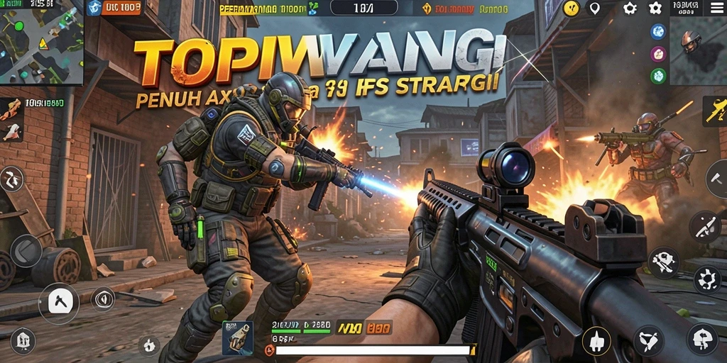 Tangkapan layar utama dari gameplay seru TOPIWANGI.