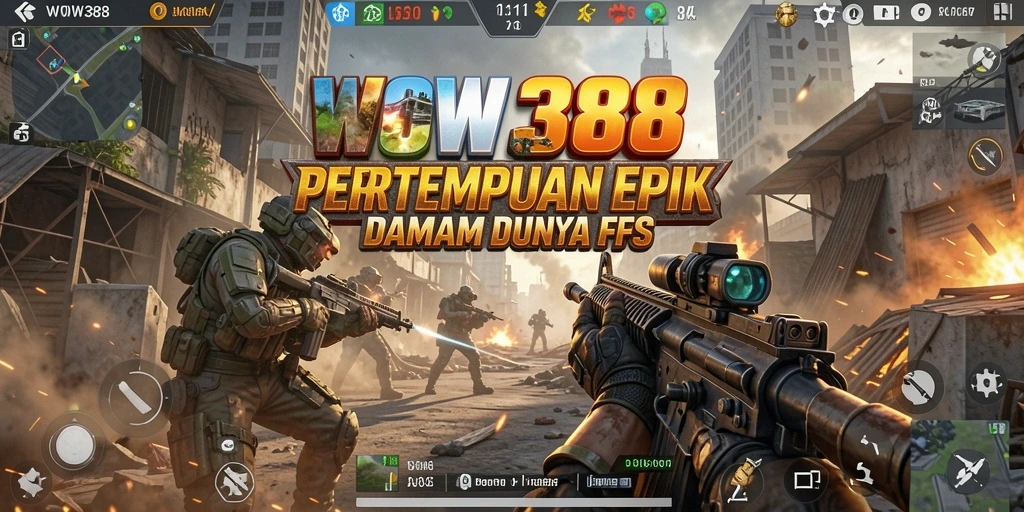 Tampilan aksi pertempuran mendebarkan dalam WOW388 gameplay.