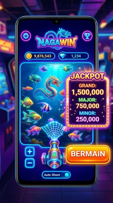 Pengguna sedang menjelajahi kategori aplikasi di nagawin.
